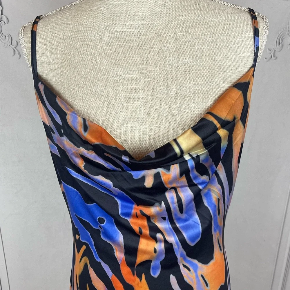 A Summer Romance Sexy Backless Tiger Maxi Dress - Picture 15 of 15